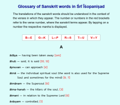 Isopanisad-Rezitation